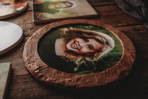 40cm Round Framed Wood (16inch) - Image 3