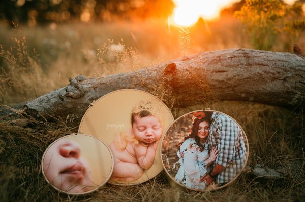 Set of 3 Heirloom Round Canvas Rings - Image 2