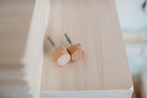 Wooden Hanger for Rope or Leather Strap