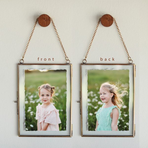 Framed torn edge print Portrait Double Sided 10x15cm (4x6inch)