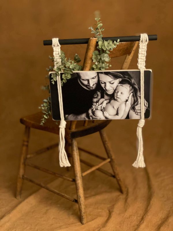 20x40cm (8x16inch) Macrame Photoblock - Image 2