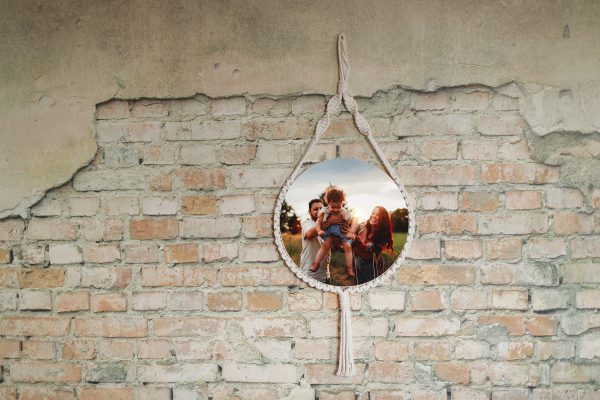 60cm (24 inch) Round Macrame Photoblock