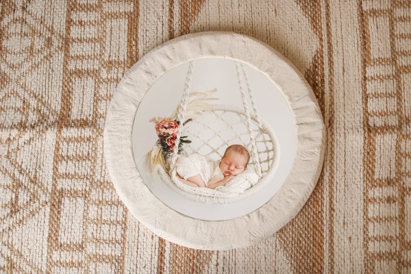 40cm Round Framed White (16inch)
