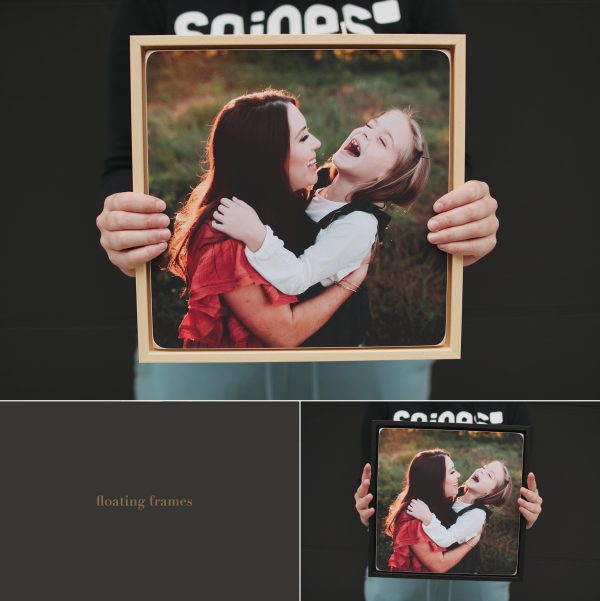 30x30cm (12x12 inch) Floating Frame Three Colors