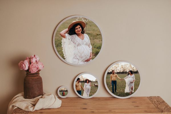 Eco Frame with Glass - White Wash