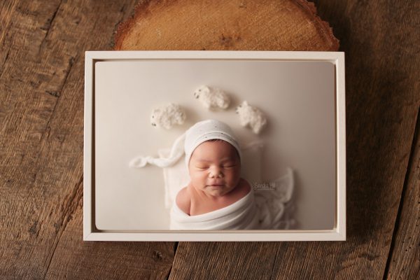 21x30cm (8x12 inch) Floating Frame White